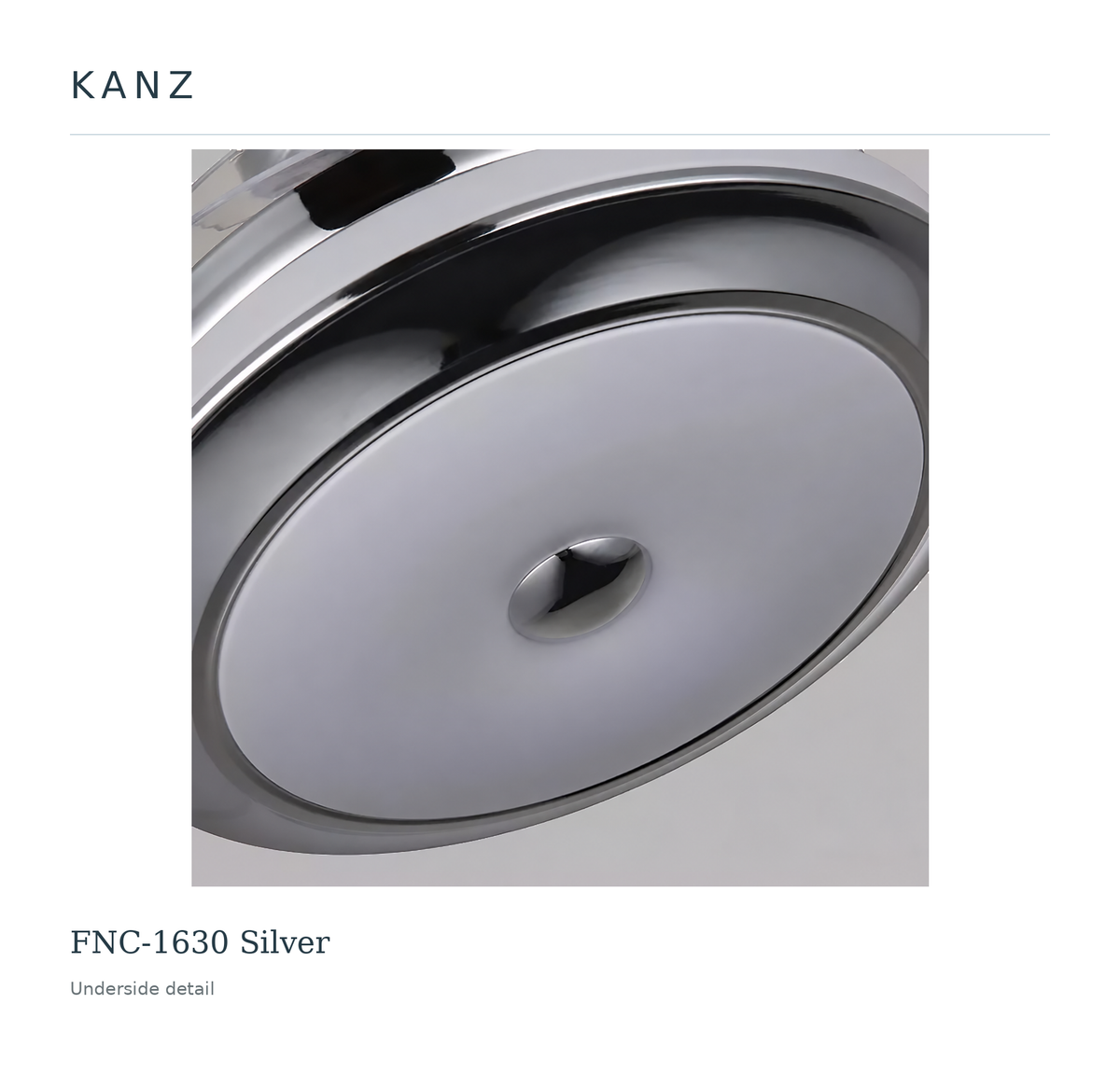 FNC-1630 Silver — Underside detail