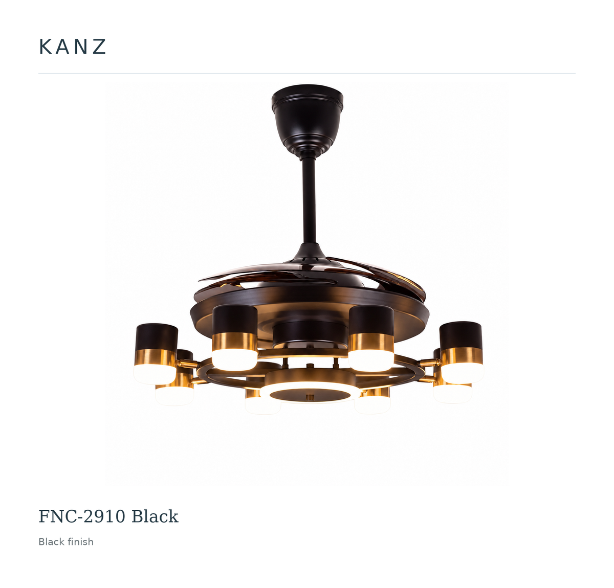 FNC-2910 Black — Black finish