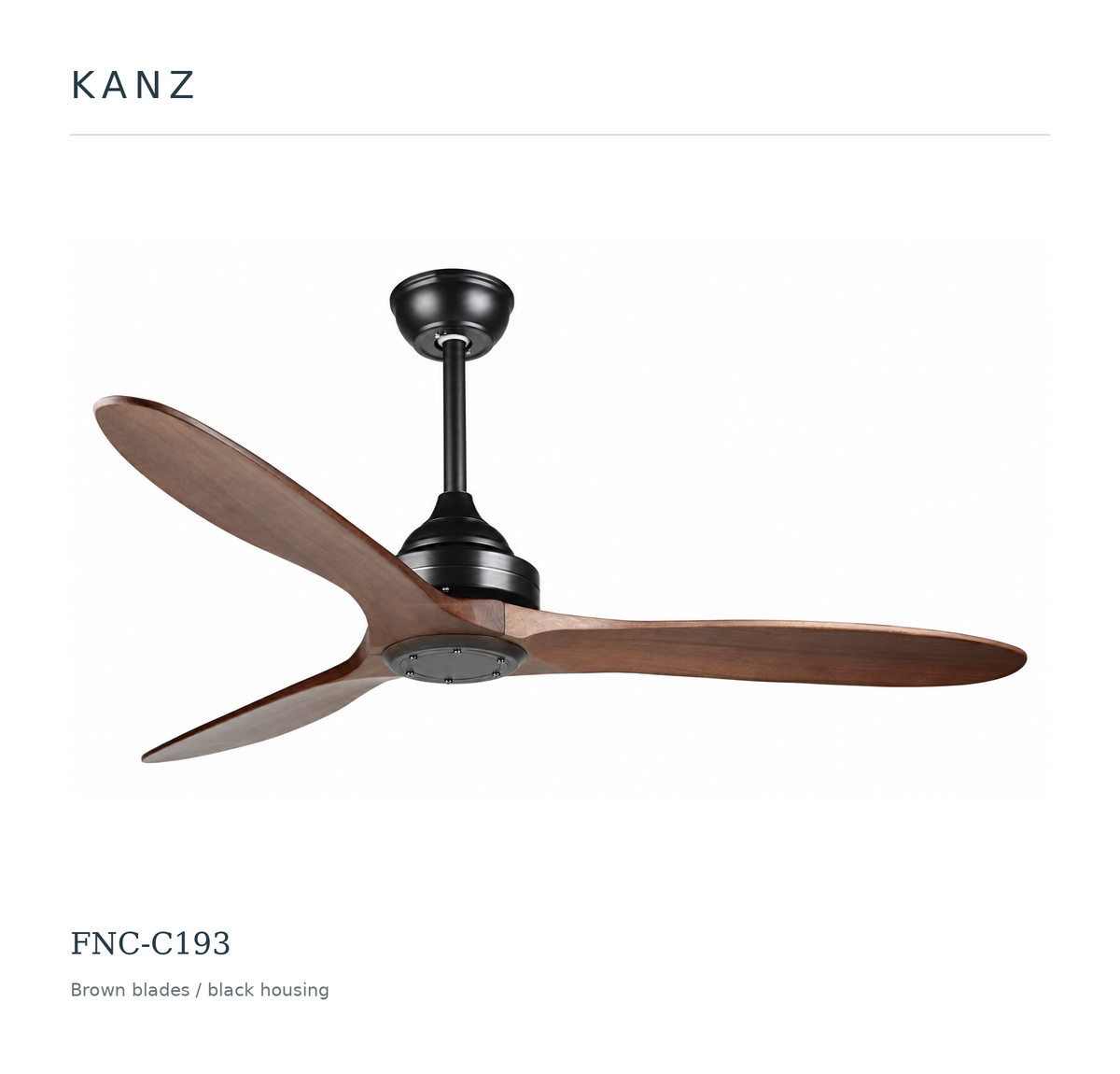 FNC-C193 — Brown blades / black housing