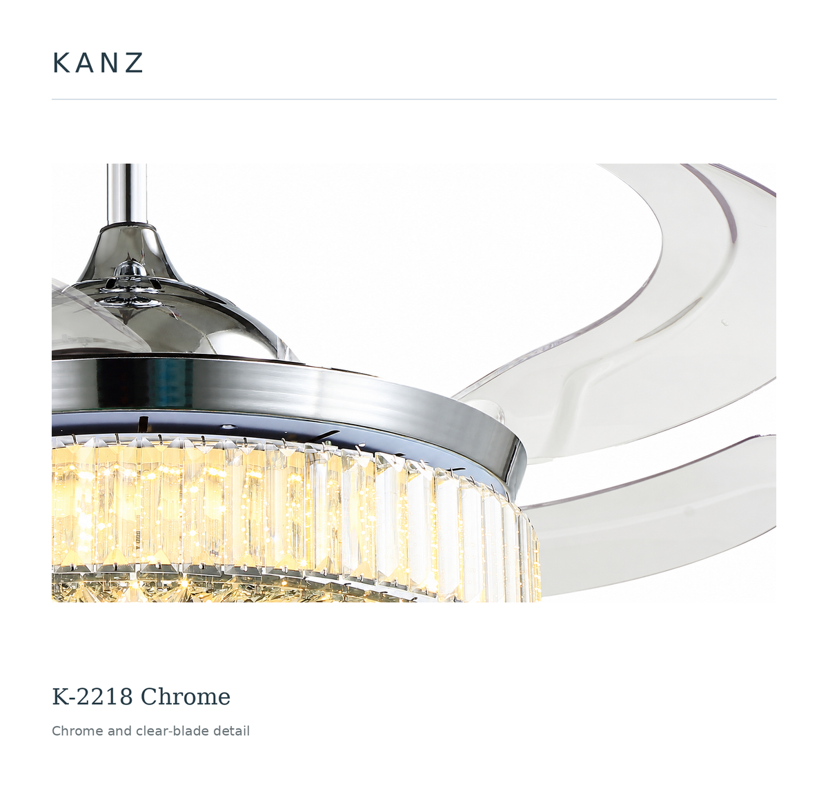 Kanz K-2218 Chrome — Chrome and clear-blade detail