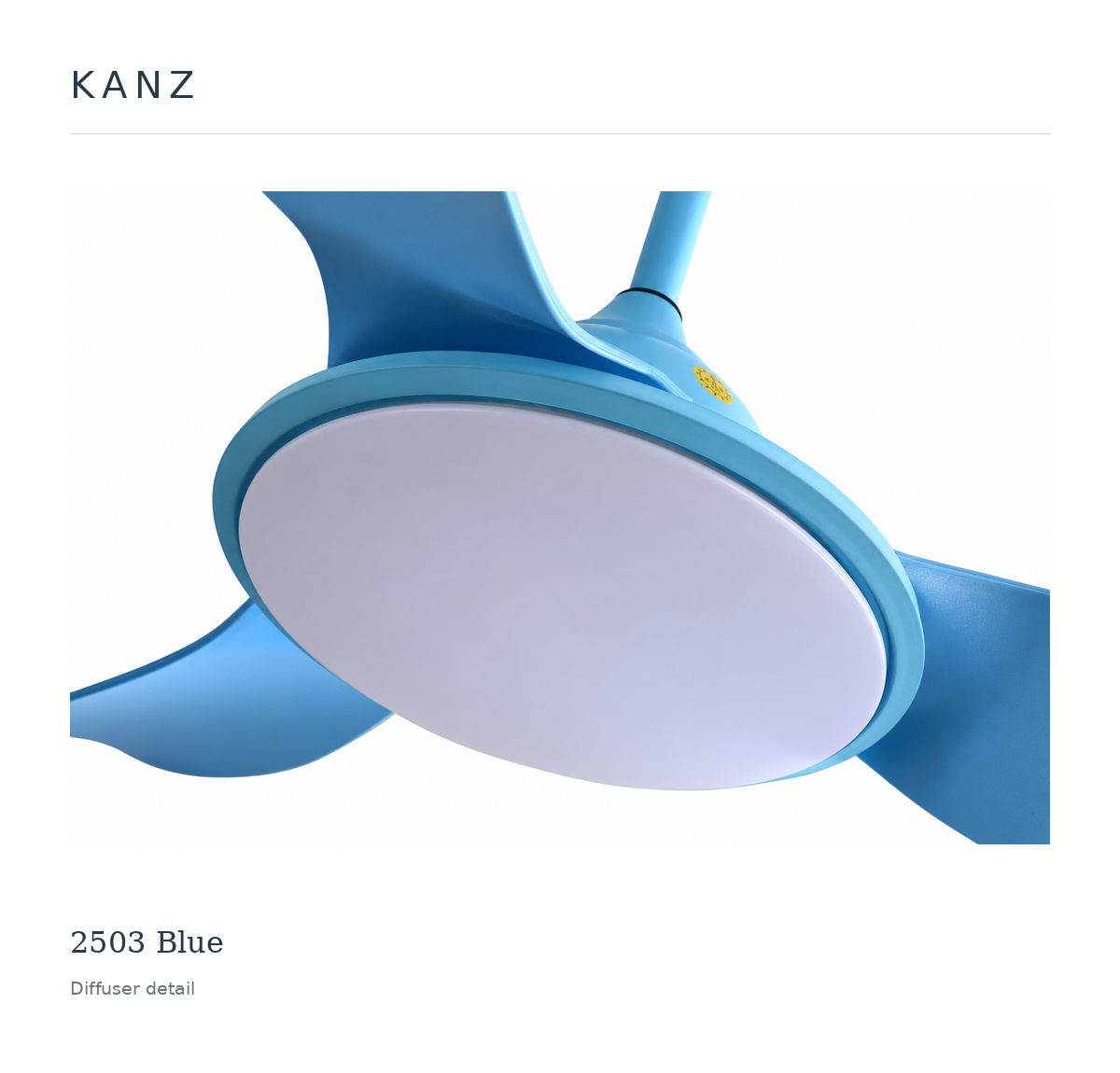 Kanz 2503 Blue — Diffuser detail