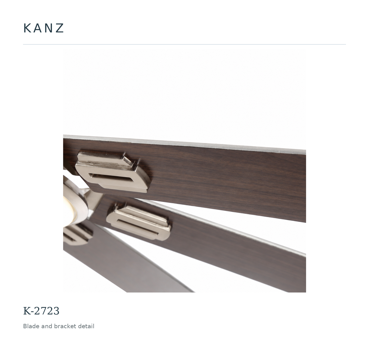 Kanz K-2723 — Blade and bracket detail