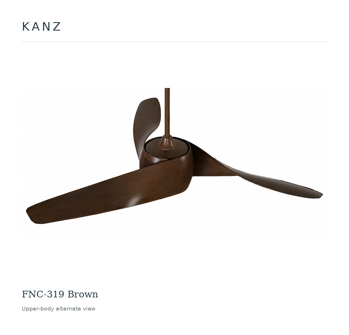 Kanz FNC-319 Brown — Upper-body alternate view